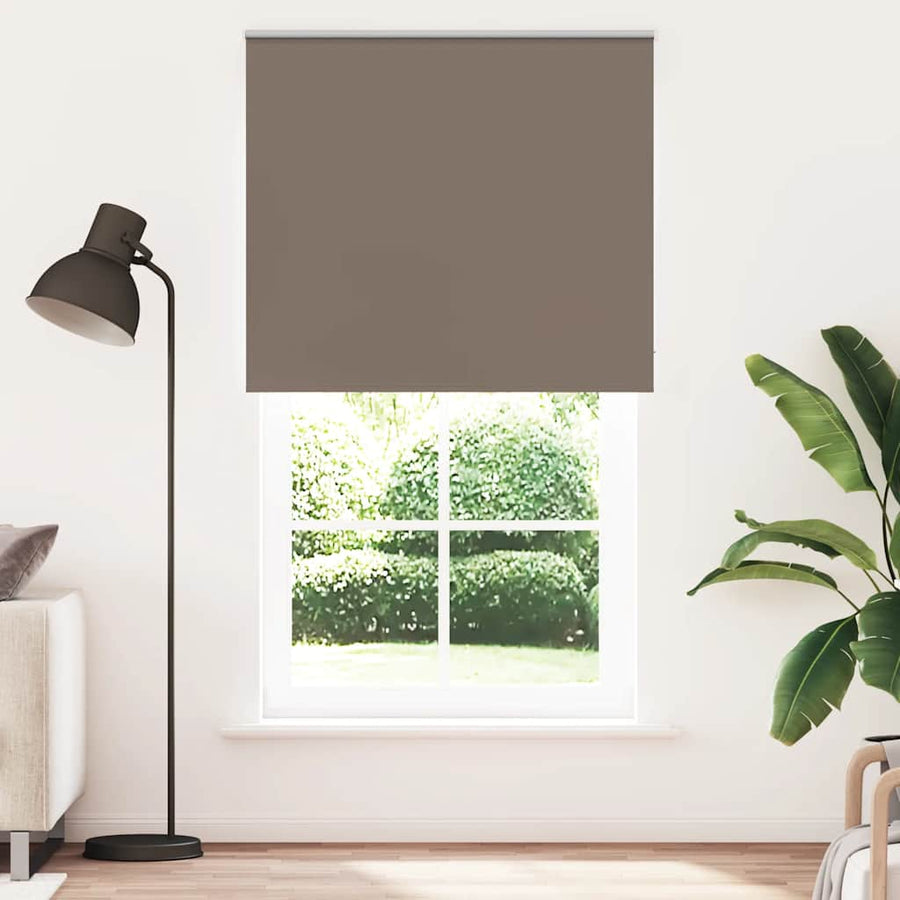 Rolgordijn verduisterend koffie 130x230 cm stofbreedte 126,6 cm