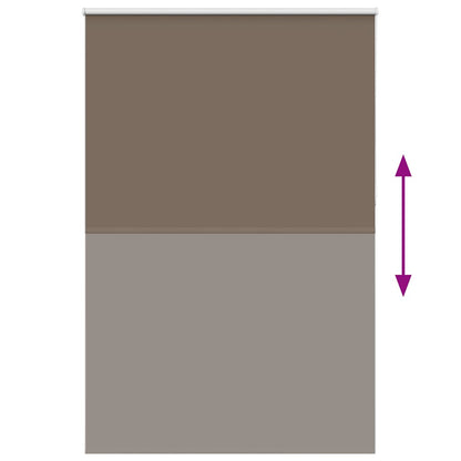 Rolgordijn verduisterend koffie 145x230 cm stofbreedte 141,6 cm