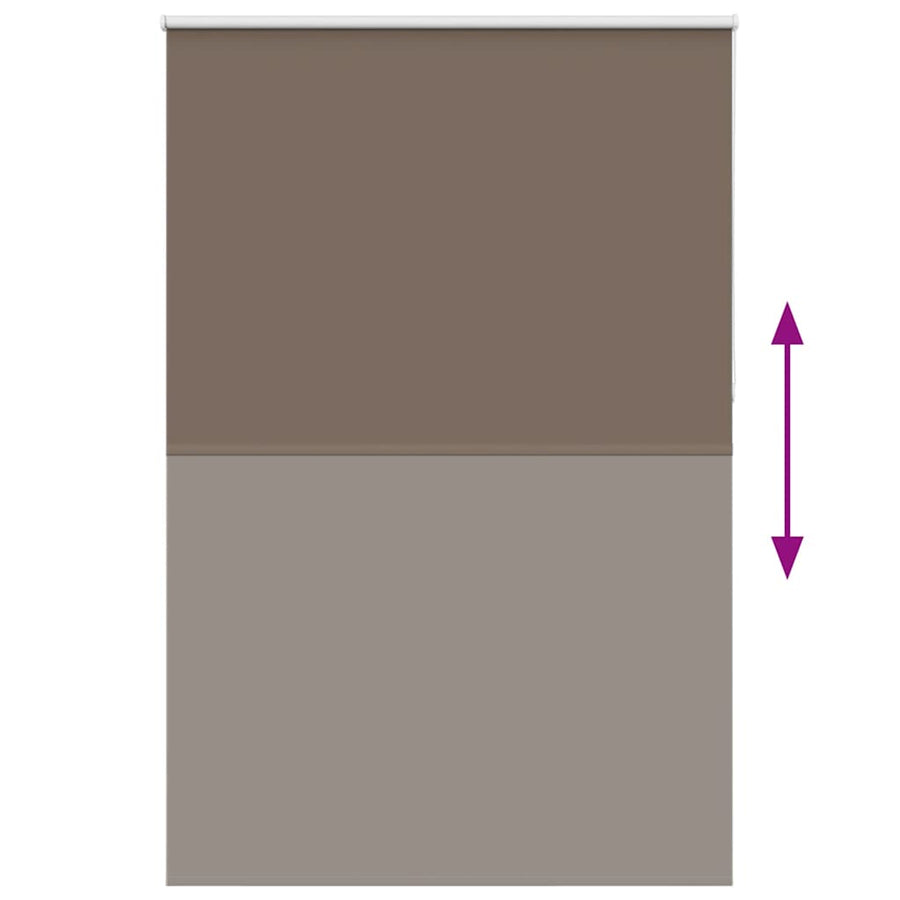 Rolgordijn verduisterend koffie 150x230 cm stofbreedte 146,6 cm