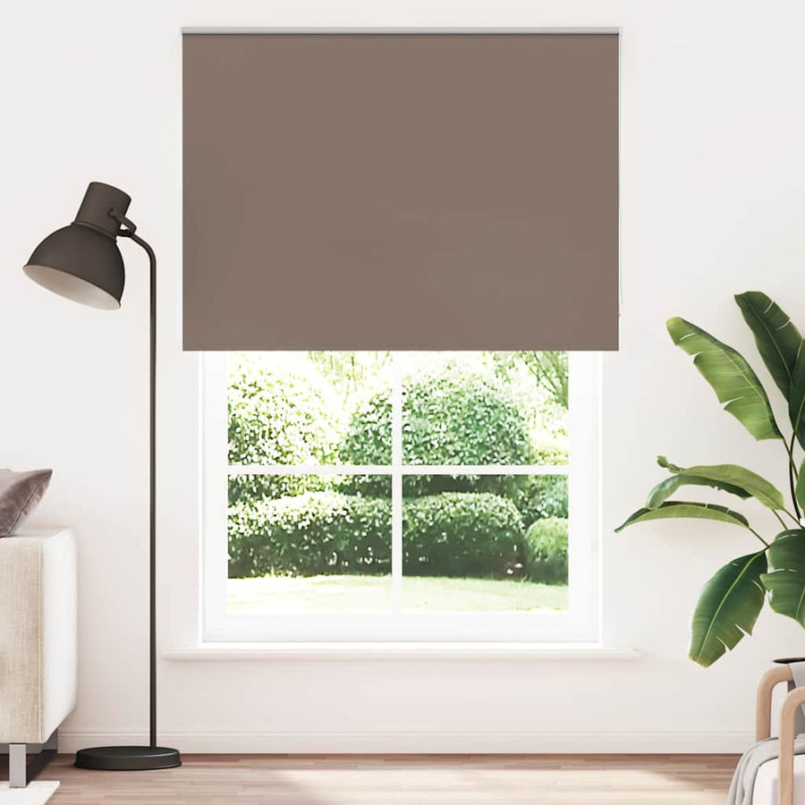Rolgordijn verduisterend koffie 155x230 cm stofbreedte 151,6 cm