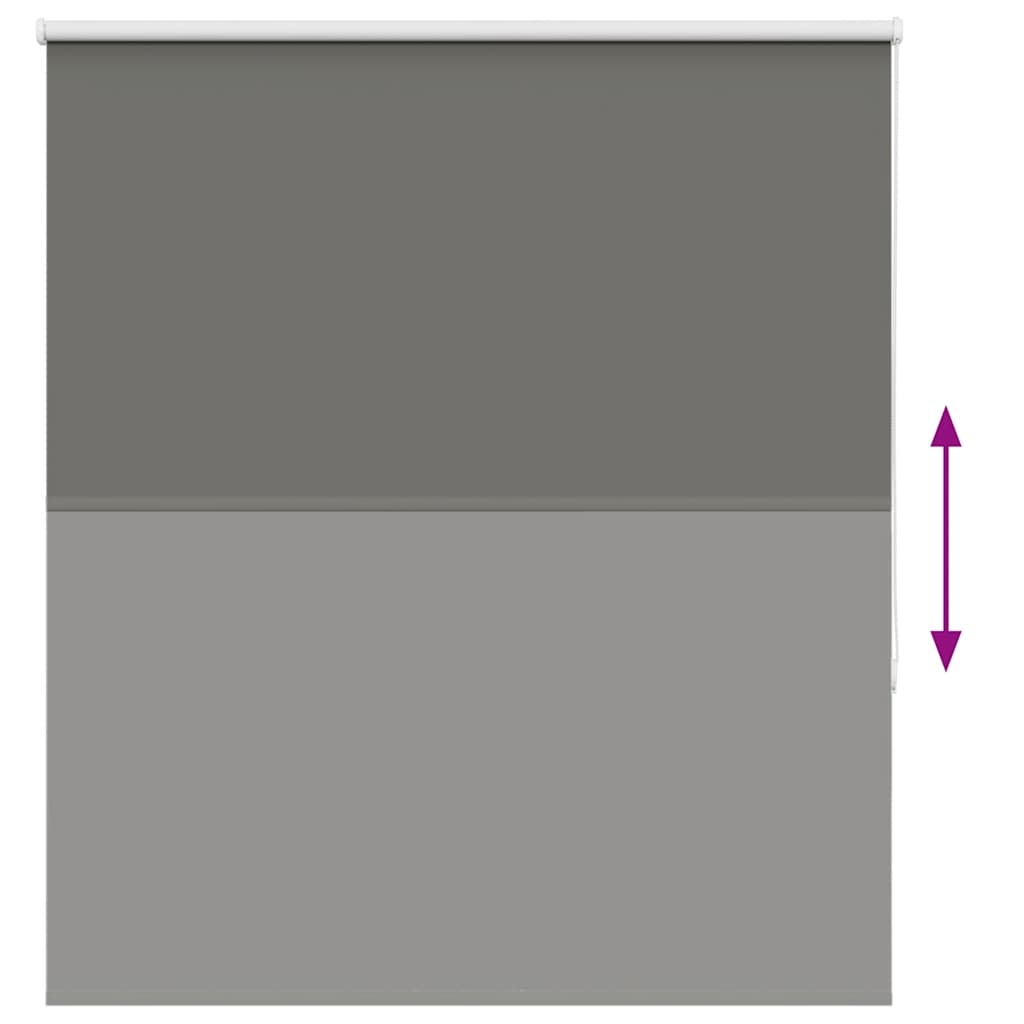 Rolgordijn verduisterend 125x130 cm stofbreedte 121,6 cm grijs