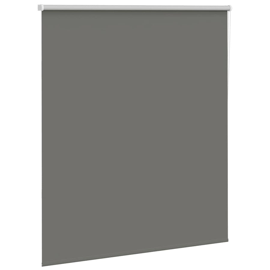 Rolgordijn verduisterend 130x130 cm stofbreedte 126,6 cm grijs