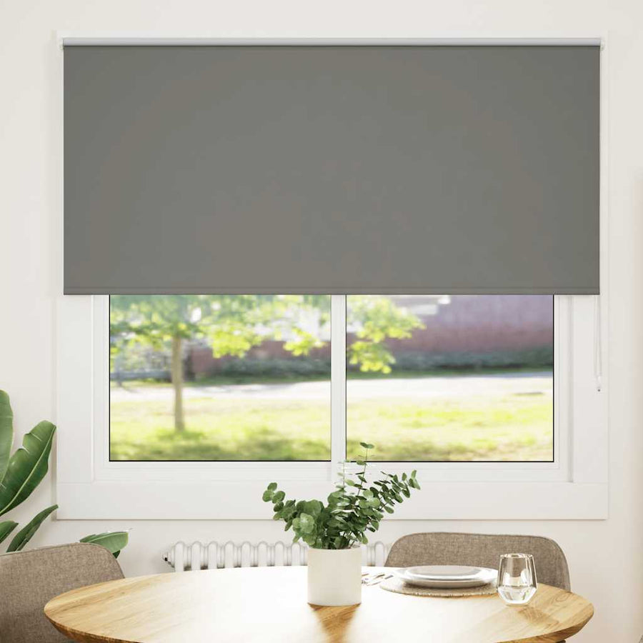 Rolgordijn verduisterend 155x130 cm stofbreedte 151,6 cm grijs