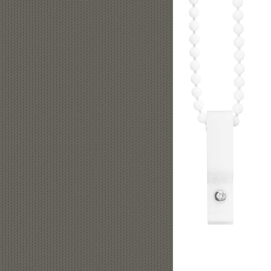 Rolgordijn verduisterend 165x130 cm stofbreedte 161,6 cm grijs