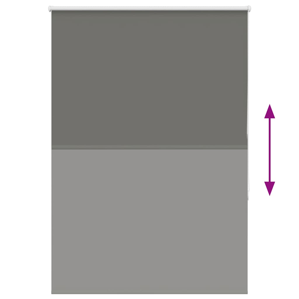 Rolgordijn verduisterend 105x150 cm stofbreedte 100,7 cm grijs