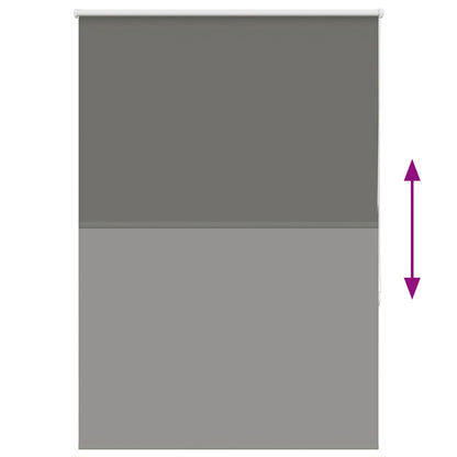 Rolgordijn verduisterend 105x150 cm stofbreedte 100,7 cm grijs