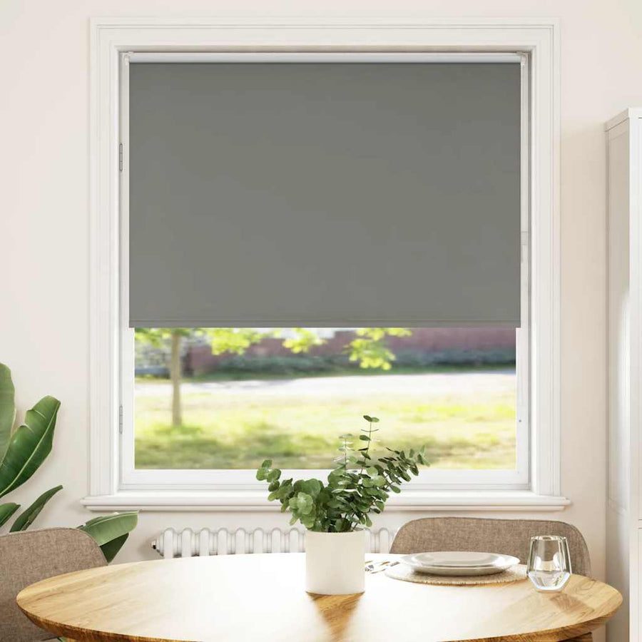 Rolgordijn verduisterend 105x150 cm stofbreedte 100,7 cm grijs