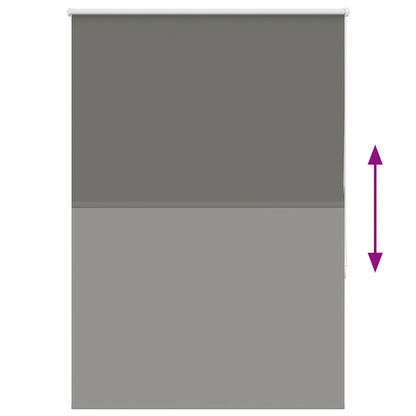 Rolgordijn verduisterend 115x150 cm stofbreedte 110,7 cm grijs