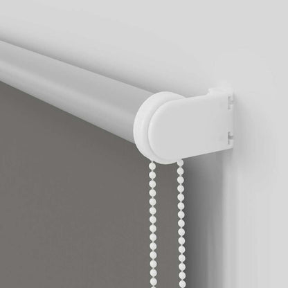 Rolgordijn verduisterend 145x150 cm stofbreedte 141,6 cm grijs