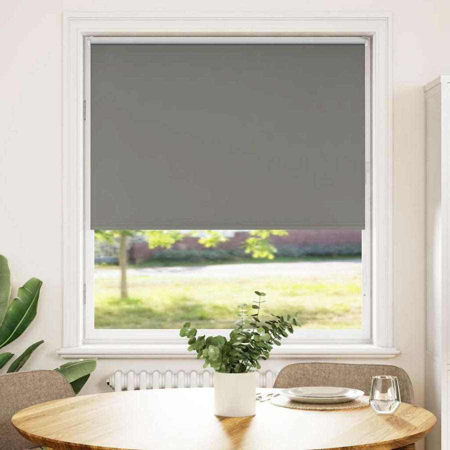 Rolgordijn verduisterend 105x175 cm stofbreedte 100,7 cm grijs