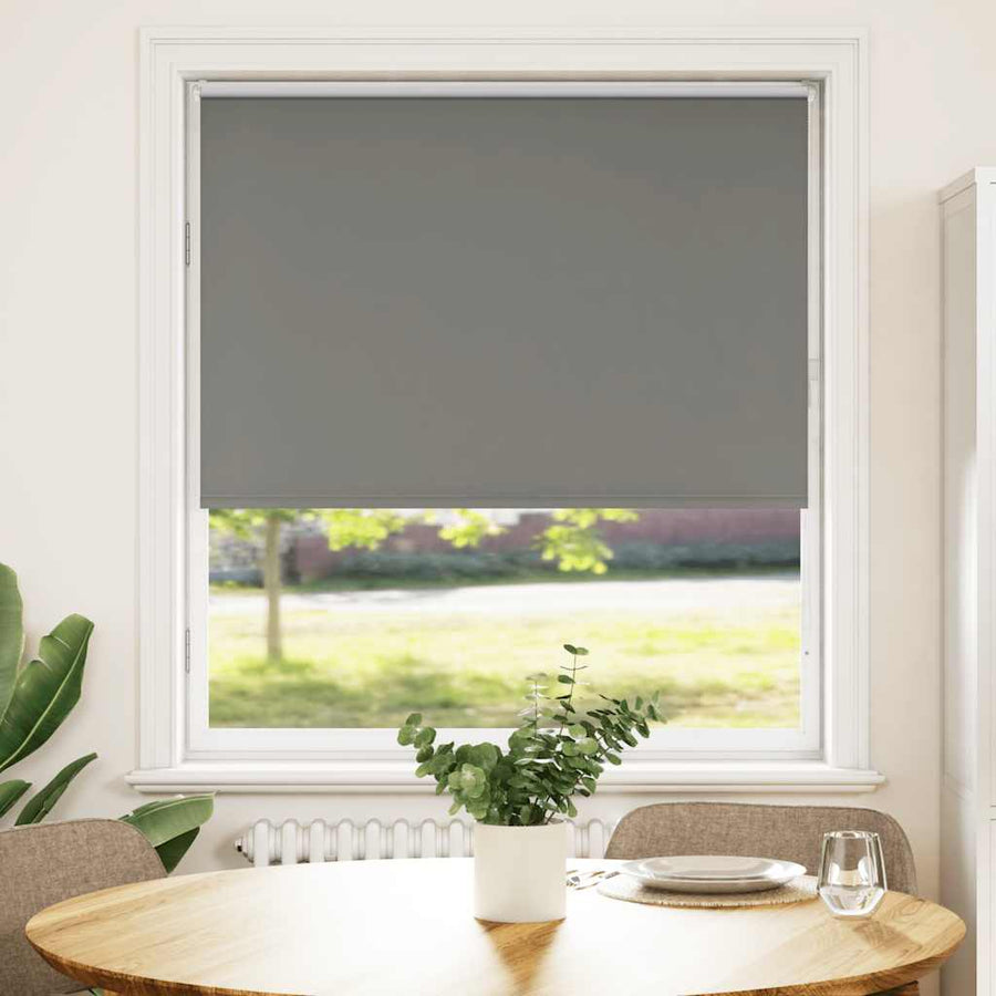 Rolgordijn verduisterend 110x175 cm stofbreedte 105,7 cm grijs