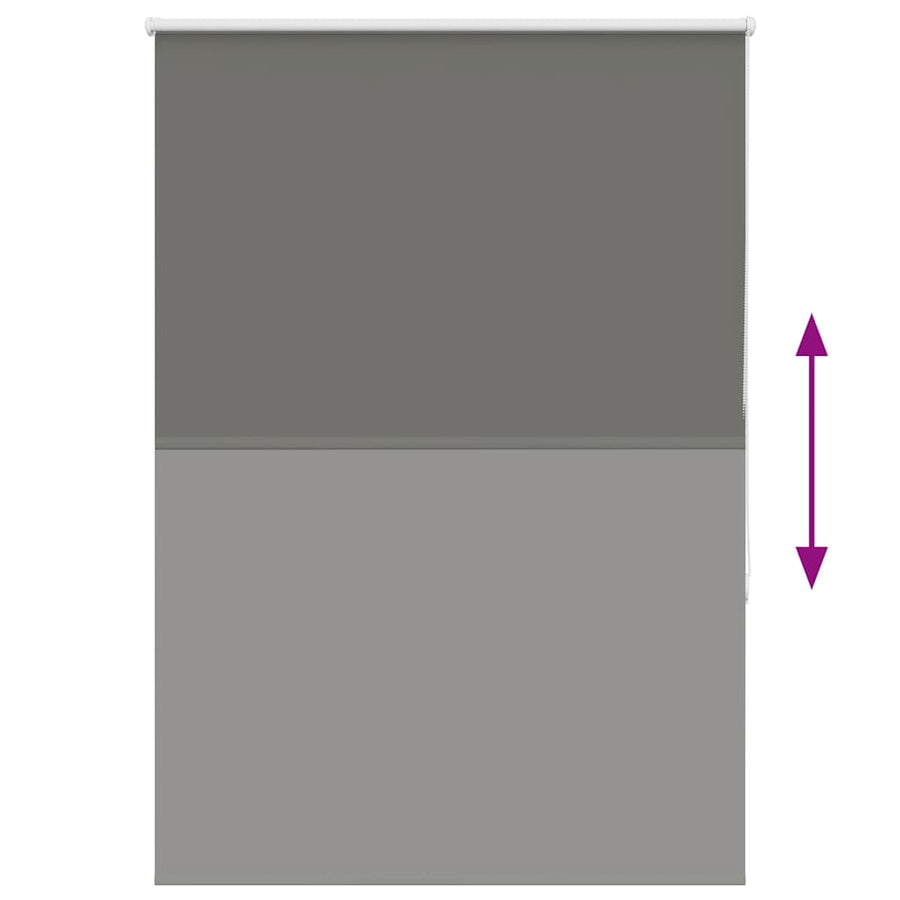 Rolgordijn verduisterend 110x175 cm stofbreedte 105,7 cm grijs