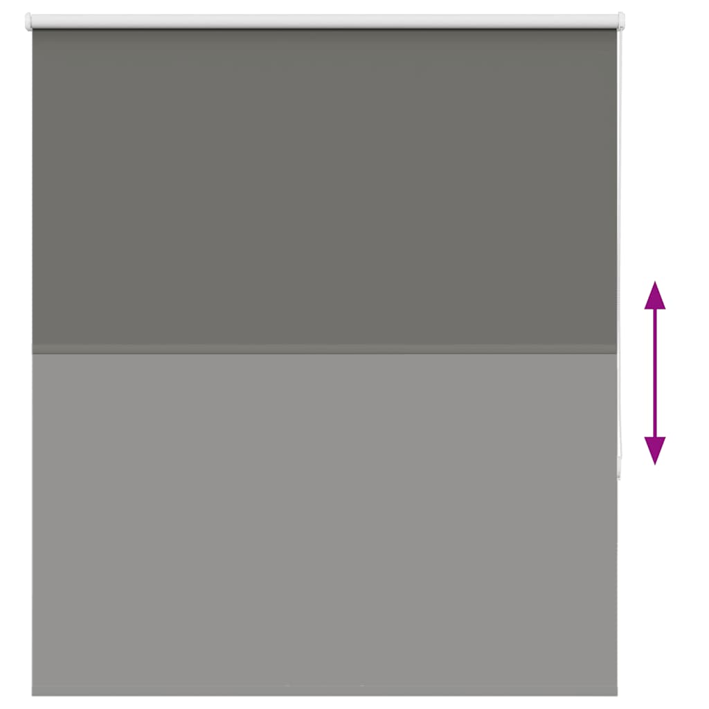Rolgordijn verduisterend 120x175 cm stofbreedte 116,6 cm grijs
