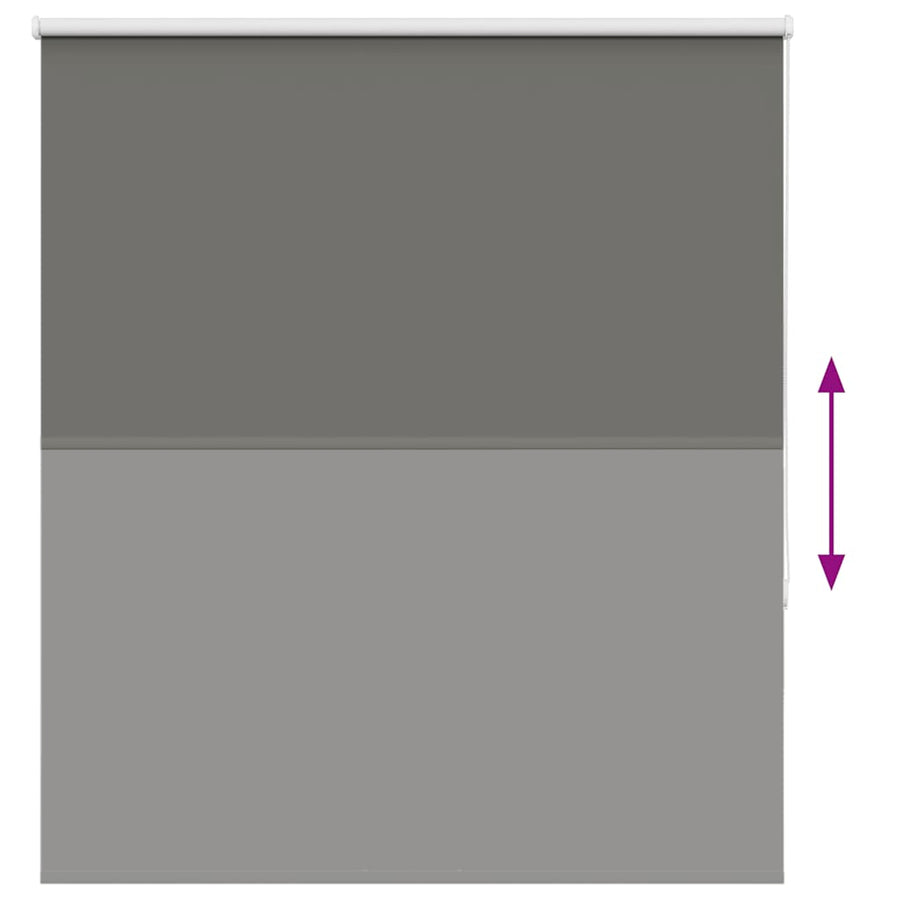 Rolgordijn verduisterend 120x175 cm stofbreedte 116,6 cm grijs