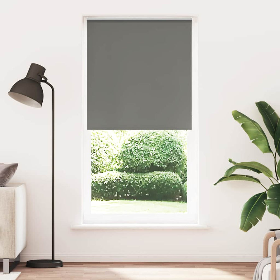 Rolgordijn verduisterend 105x210 cm stofbreedte 100,7 cm grijs