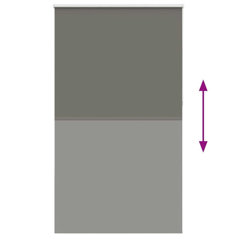 Rolgordijn verduisterend 120x210 cm stofbreedte 116,6 cm grijs