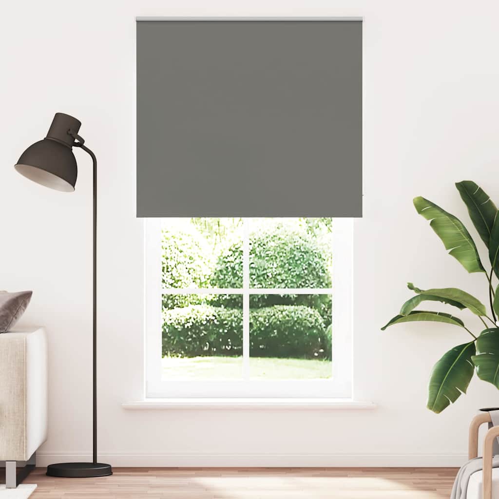 Rolgordijn verduisterend 135x210 cm stofbreedte 131,6 cm grijs