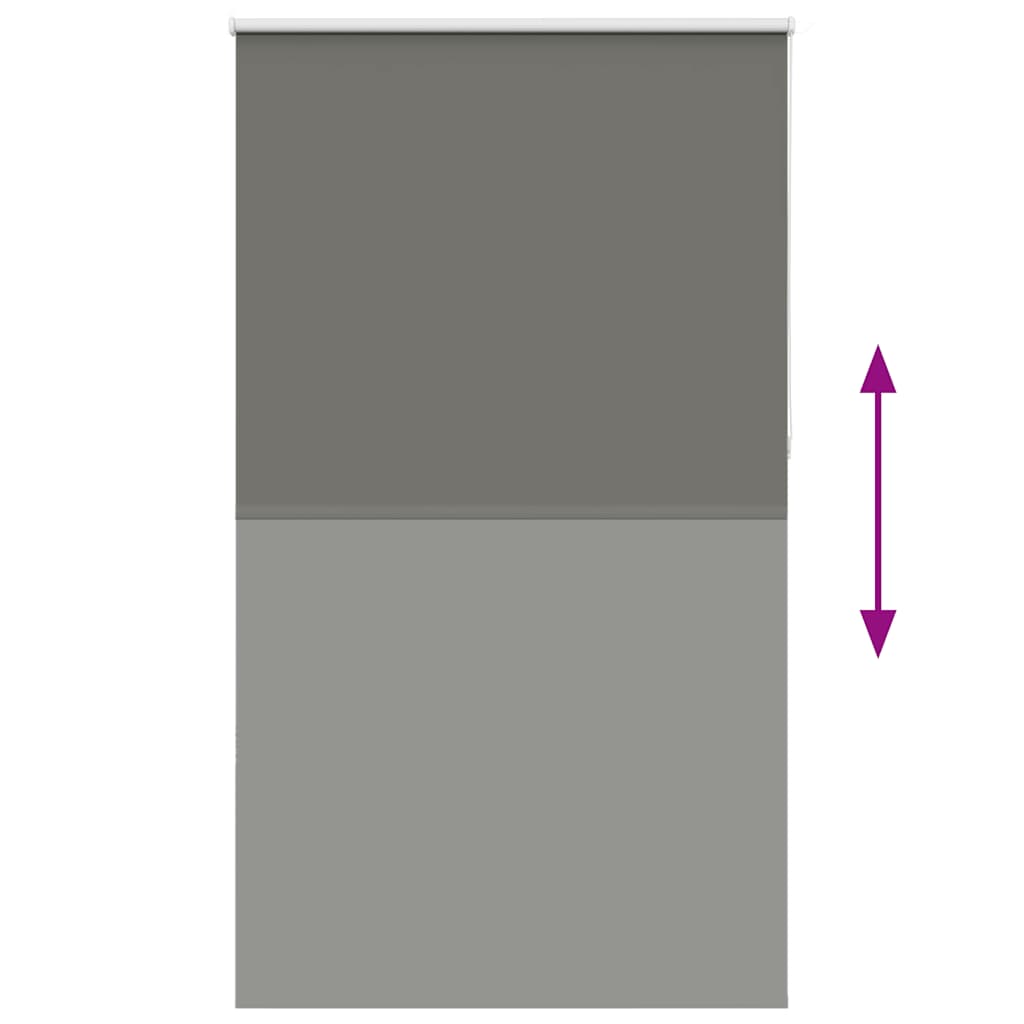 Rolgordijn verduisterend 135x210 cm stofbreedte 131,6 cm grijs