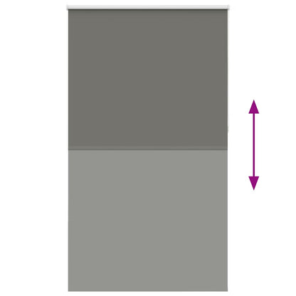 Rolgordijn verduisterend 135x210 cm stofbreedte 131,6 cm grijs