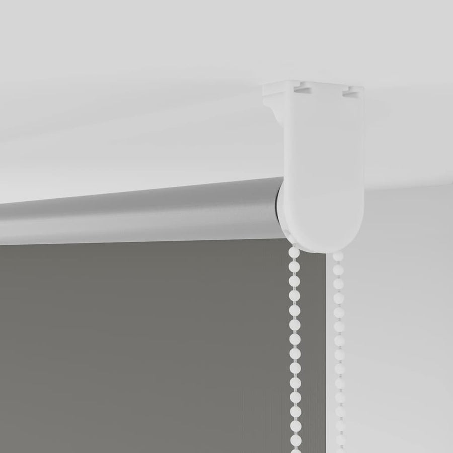 Rolgordijn verduisterend 140x210 cm stofbreedte 136,6 cm grijs