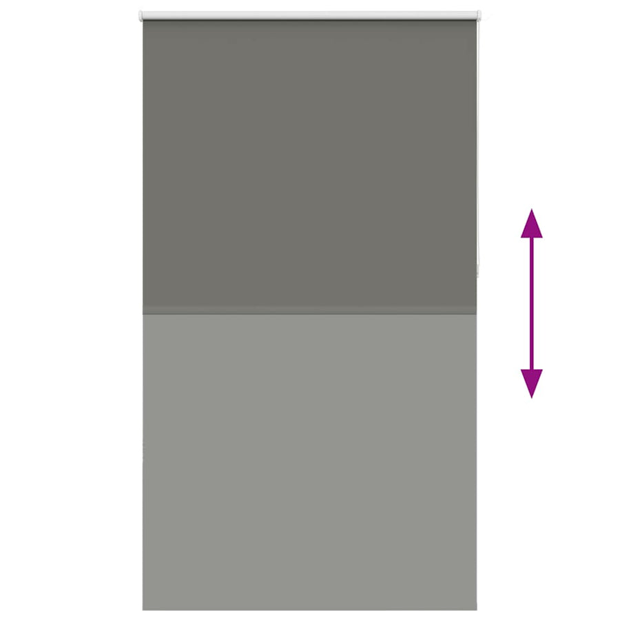 Rolgordijn verduisterend 140x210 cm stofbreedte 136,6 cm grijs