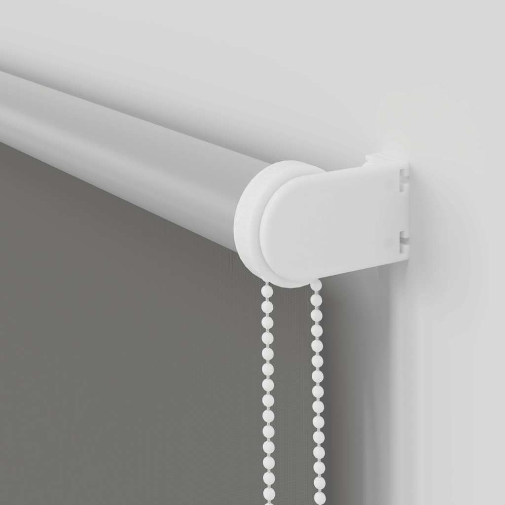 Rolgordijn verduisterend 140x210 cm stofbreedte 136,6 cm grijs