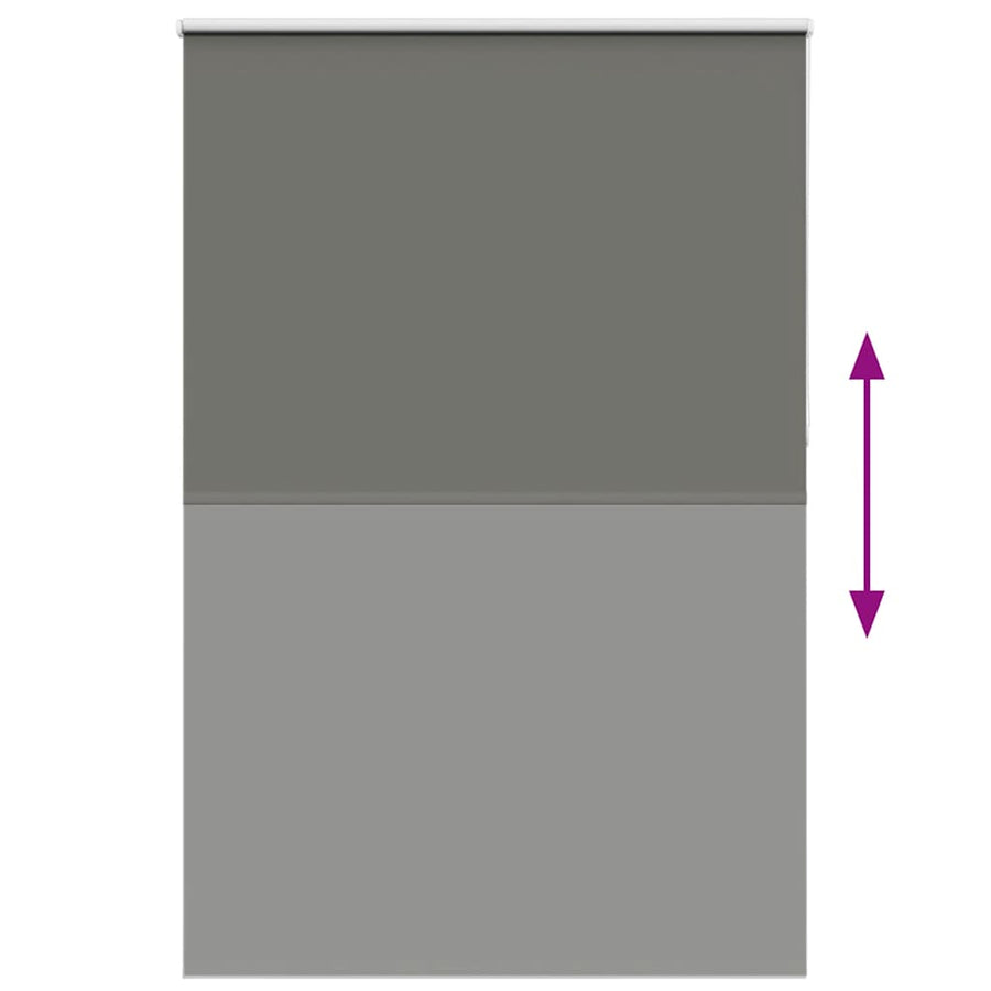 Rolgordijn verduisterend 160x210 cm stofbreedte 156,6 cm grijs