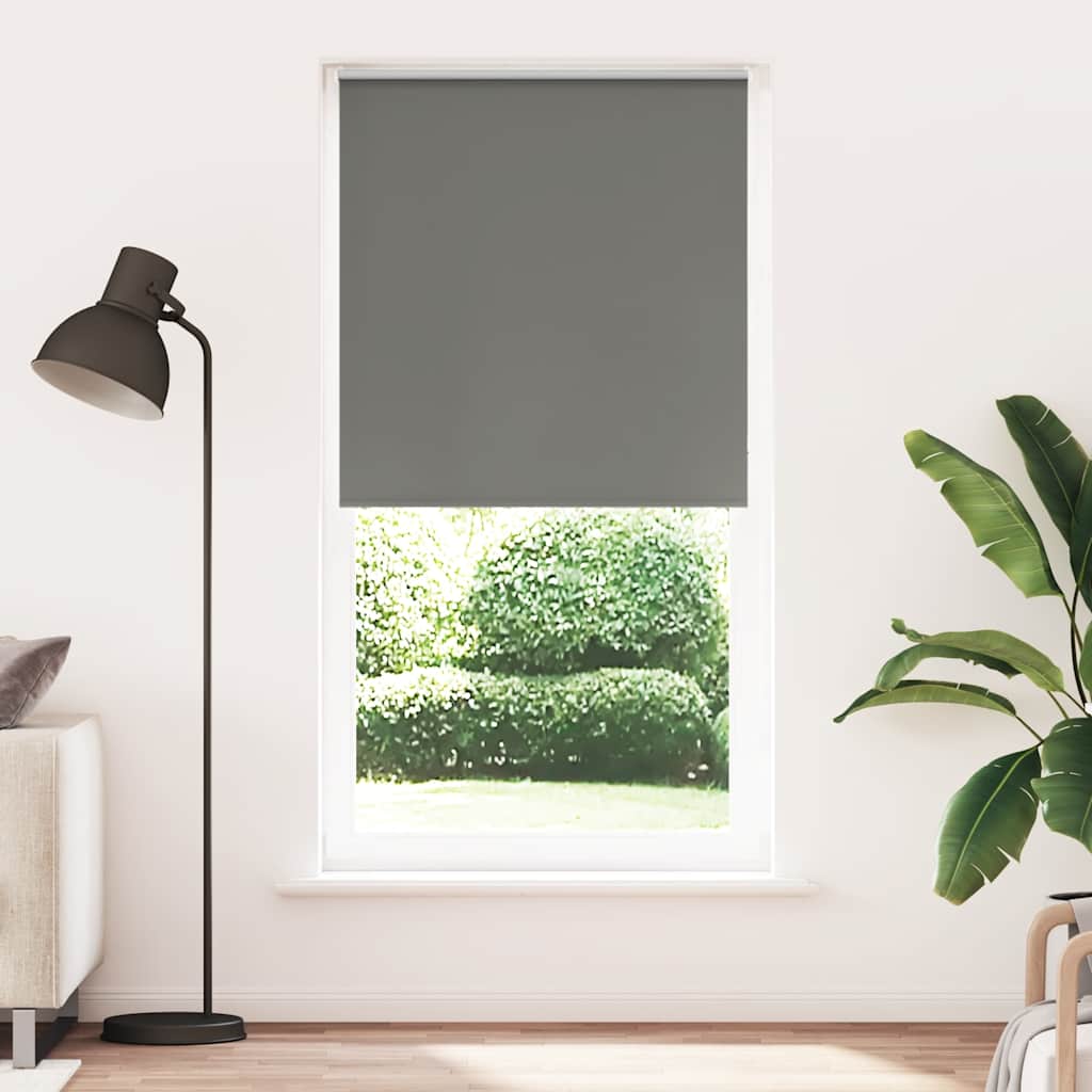 Rolgordijn verduisterend 110x230 cm stofbreedte 105,7 cm grijs