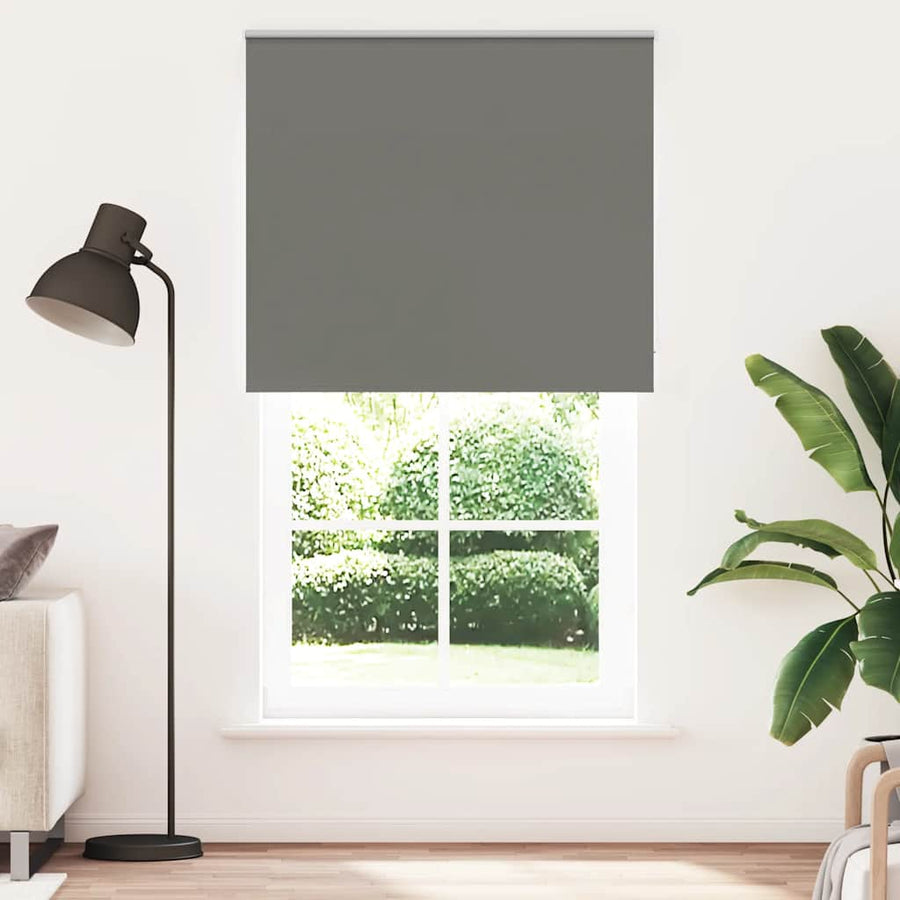 Rolgordijn verduisterend 135x230 cm stofbreedte 131,6 cm grijs