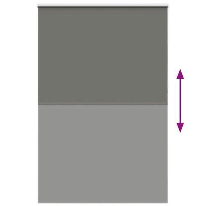 Rolgordijn verduisterend 150x230 cm stofbreedte 146,6 cm grijs