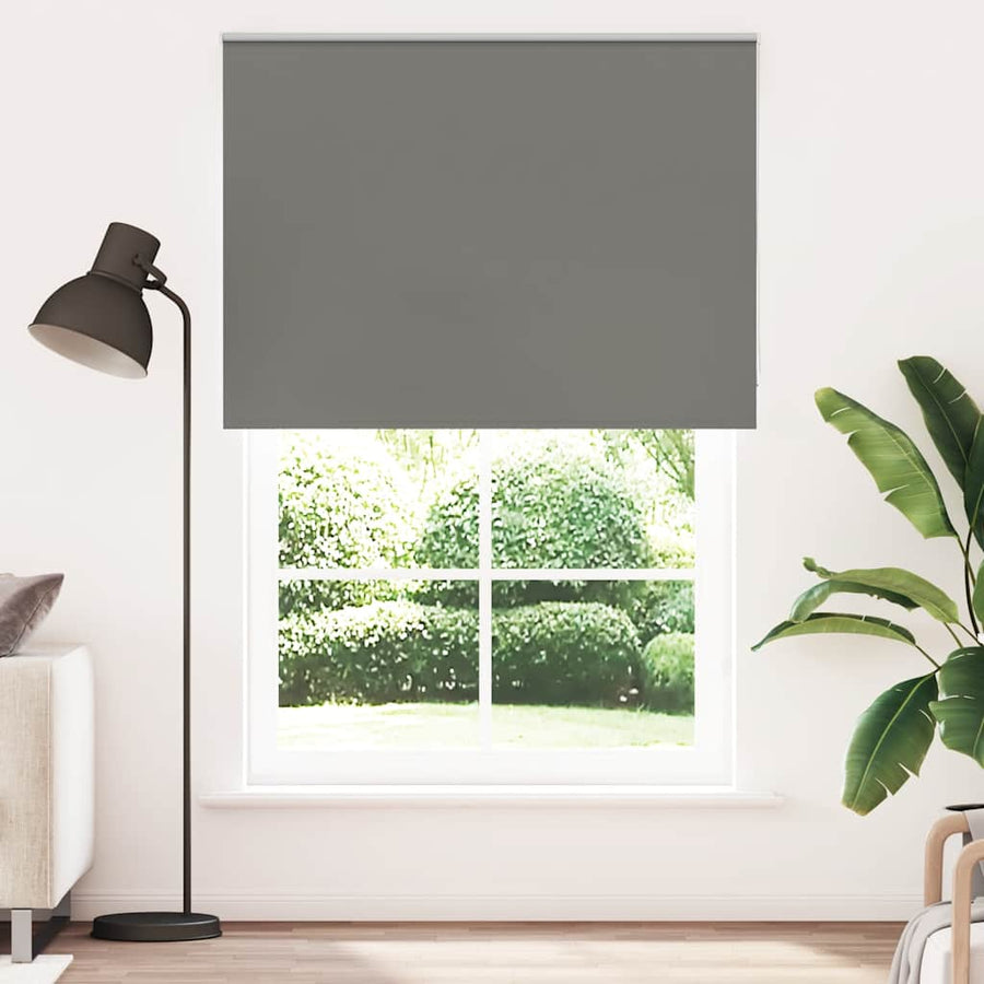 Rolgordijn verduisterend 150x230 cm stofbreedte 146,6 cm grijs