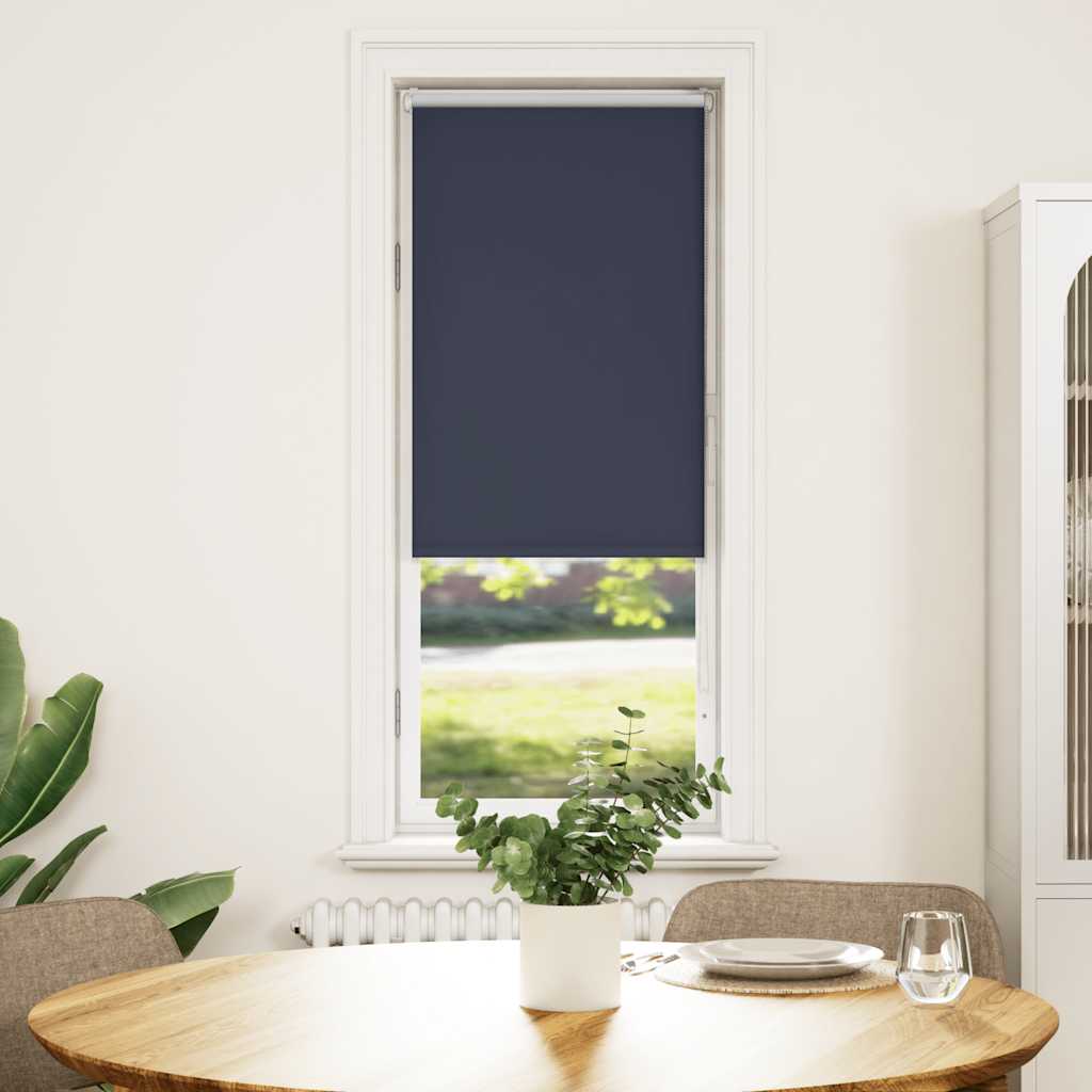 Rolgordijn Verduisterend 40X175Cm Stofbreedte 35,7 Cm Polyester Zeeblauw 40 cm