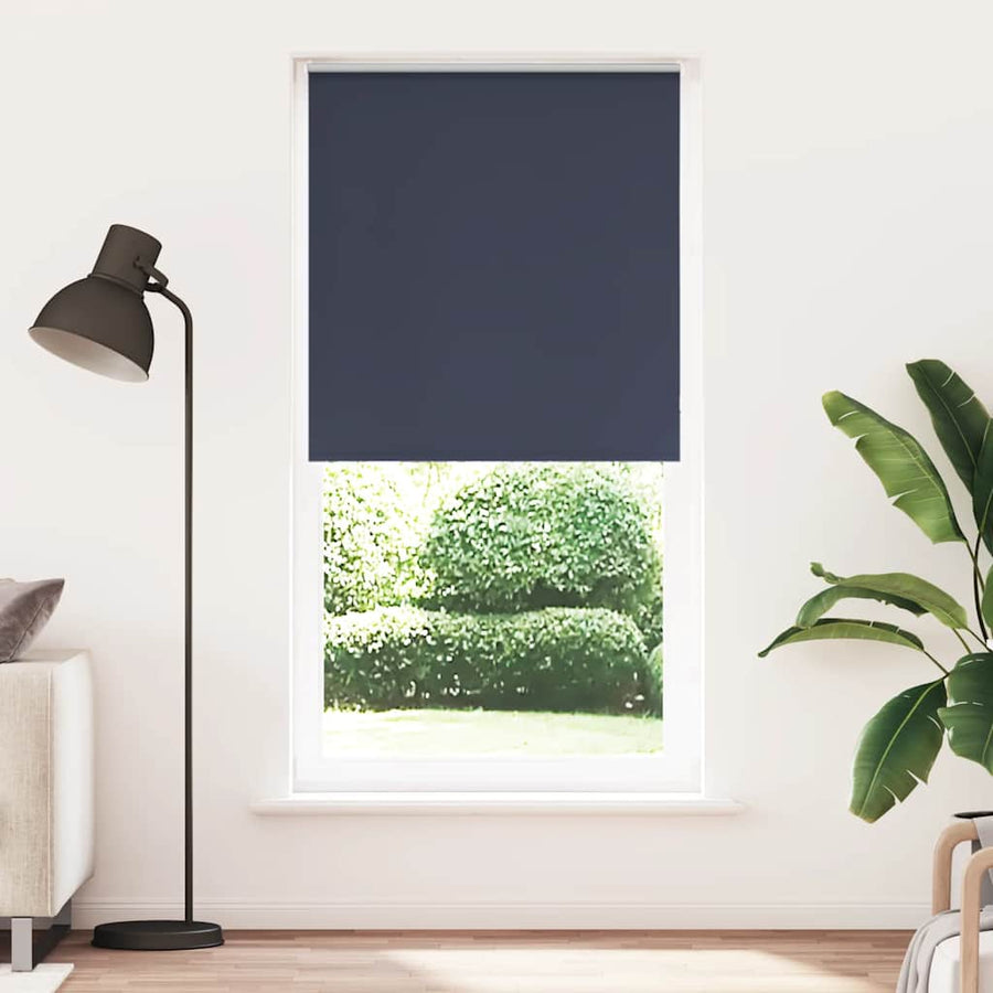 Rolgordijn verduisterend 110x210 cm stofbreedte 105,7 cm blauw