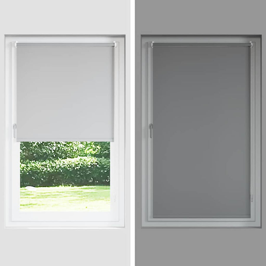 Rolgordijn verduisterend 115x210 cm stofbreedte 110,7 cm blauw
