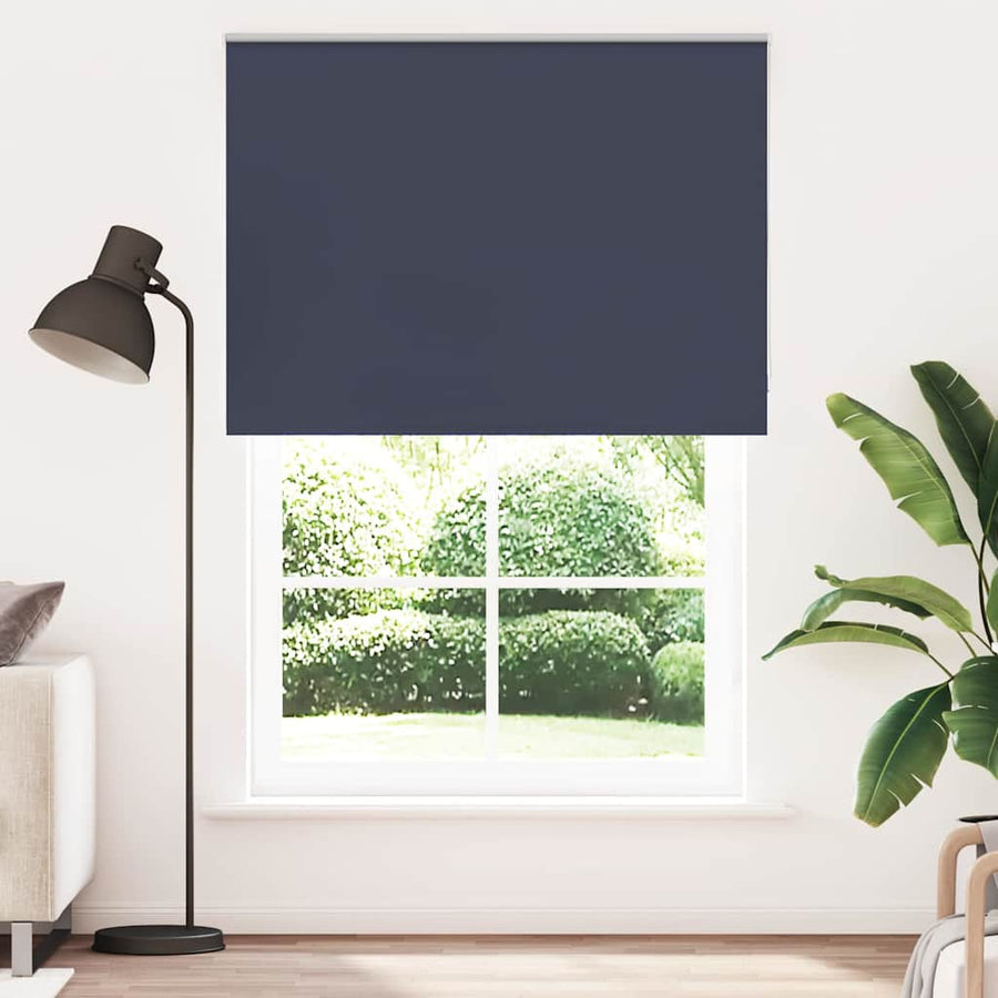 Rolgordijn verduisterend 160x210 cm stofbreedte 156,6 cm blauw