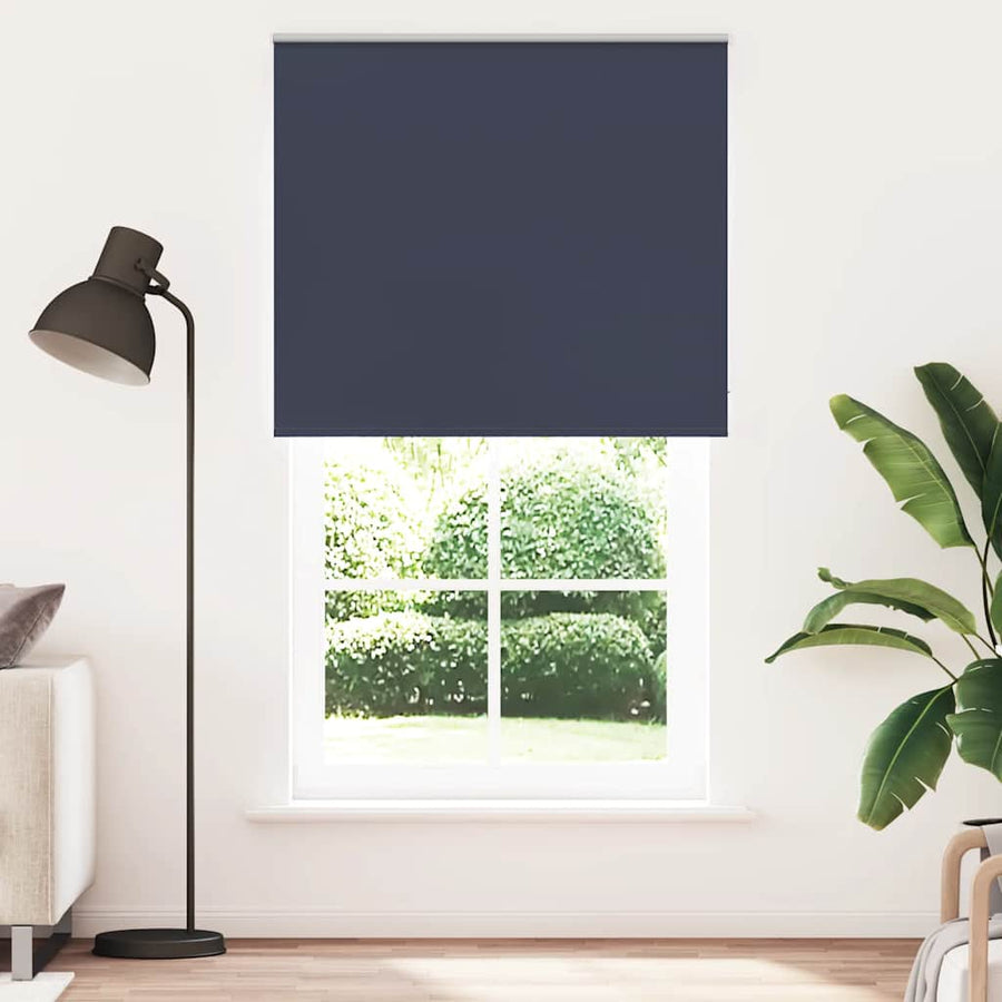Rolgordijn verduisterend 125x230 cm stofbreedte 121,6 cm blauw