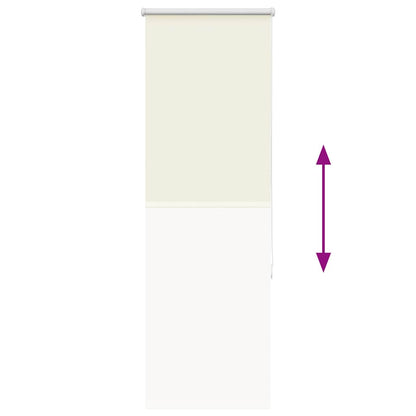 Rolgordijn verduisterend 40x130 cm stofbreedte gebroken wit