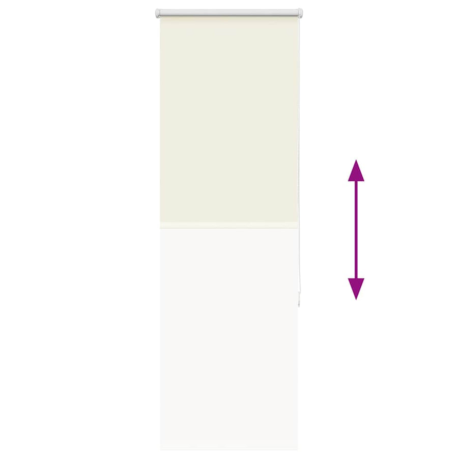 Rolgordijn verduisterend 40x130 cm stofbreedte gebroken wit