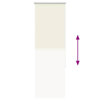 Rolgordijn verduisterend 45x130 cm stofbreedte Gebroken wit
