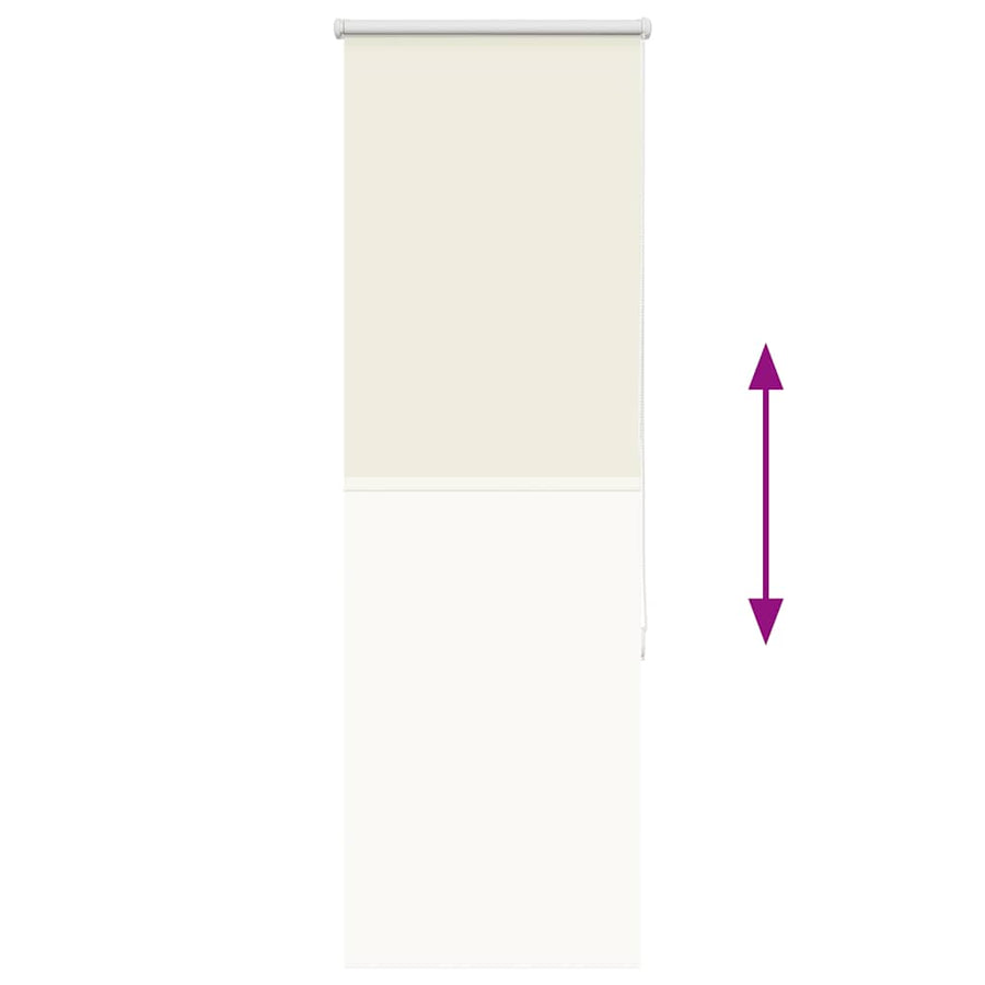 Rolgordijn verduisterend 60x130 cm stofbreedte gebroken wit