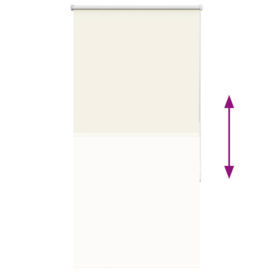 Rolgordijn verduisterend gebroken wit 65x150 cm stofbreedte