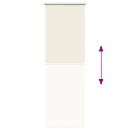 Rolgordijn verduisterend 45x175 cm stofbreedte Gebroken wit