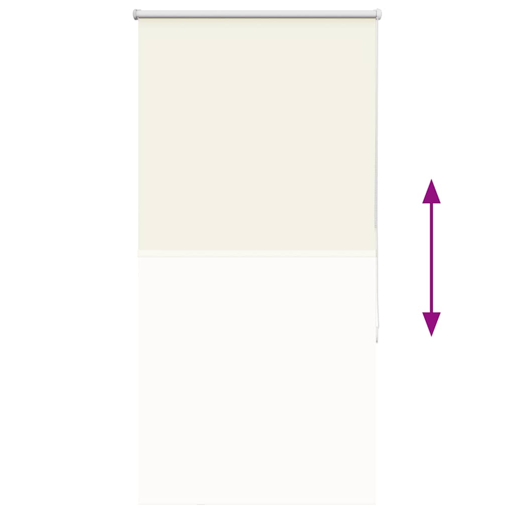 Rolgordijn verduisterend gebroken wit 85x175 cm stofbreedte