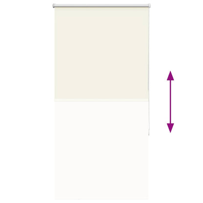 Rolgordijn verduisterend gebroken wit 85x175 cm stofbreedte