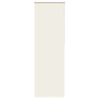 Blackout roller blind off-white 65x210 cm fabric width
