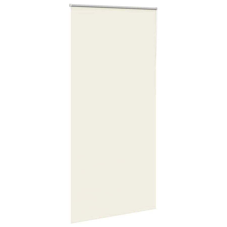 Rolgordijn verduisterend gebroken wit 90x210 cm stofbreedte