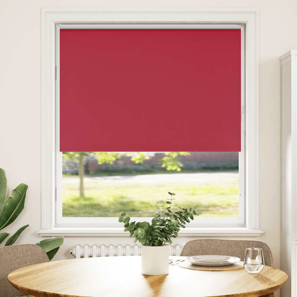 Rolgordijn verduisterend 100x175 cm stofbreedte 95,7 cm rood