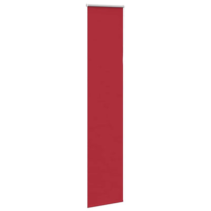 Rolgordijn verduisterend rood 40x210 cm stofbreedte 35,7 cm