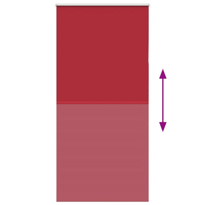 Rolgordijn 100x210 cm stofbreedte 95,7 cm verduisterend rood