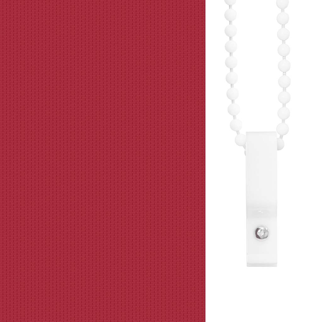 Rolgordijn 100x210 cm stofbreedte 95,7 cm verduisterend rood